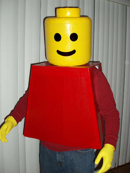 How to-Make a Lego Man Costume - YouTube