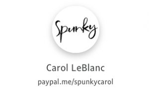 spunkycarol's paypal logo and link